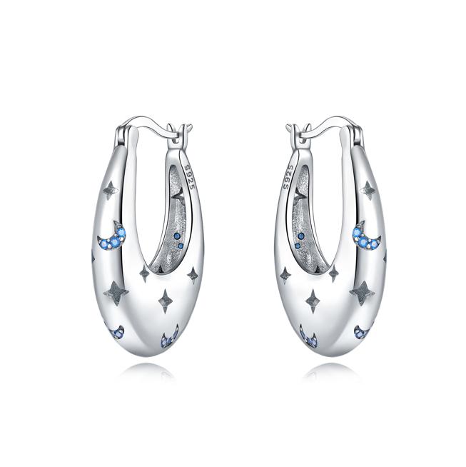 Aretes Luna y Estrellas "Sueños Cósmicos"