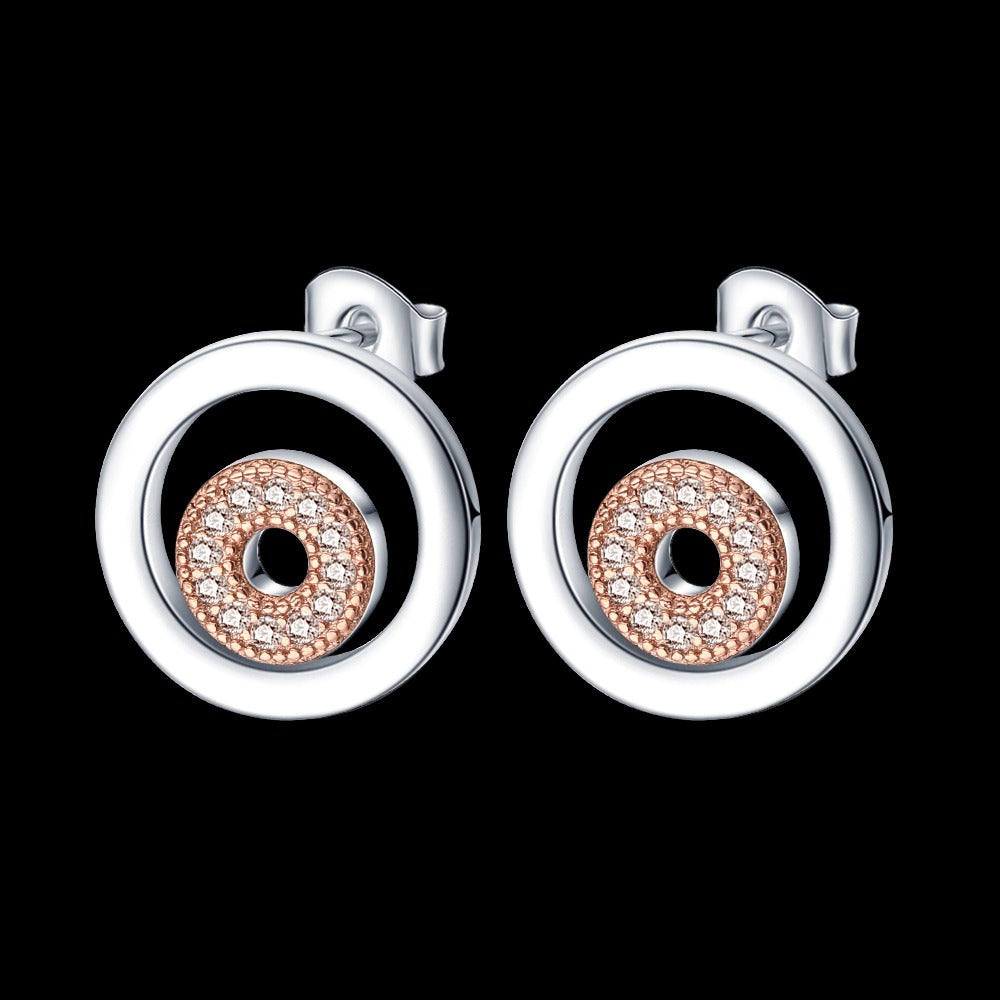 Aretes de Donas Diamantadas