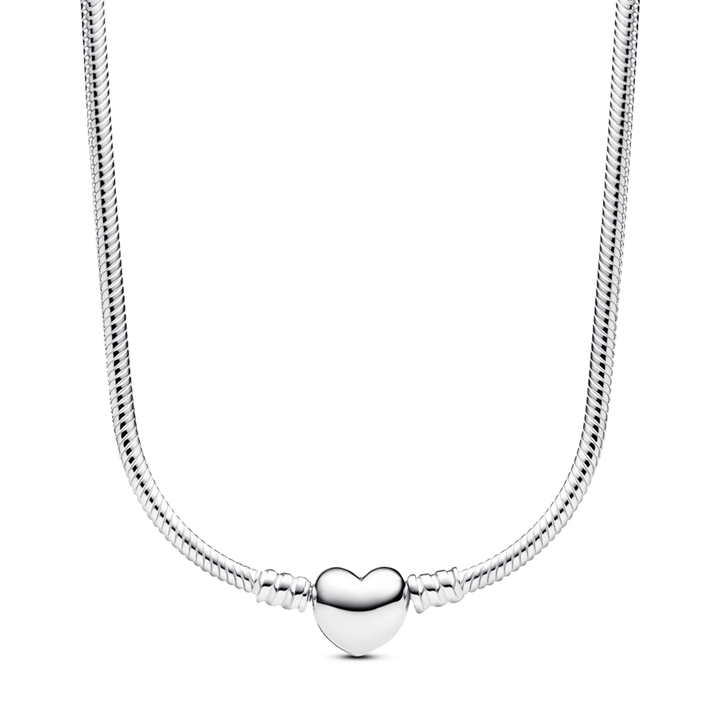 Collar Corazon Plateado