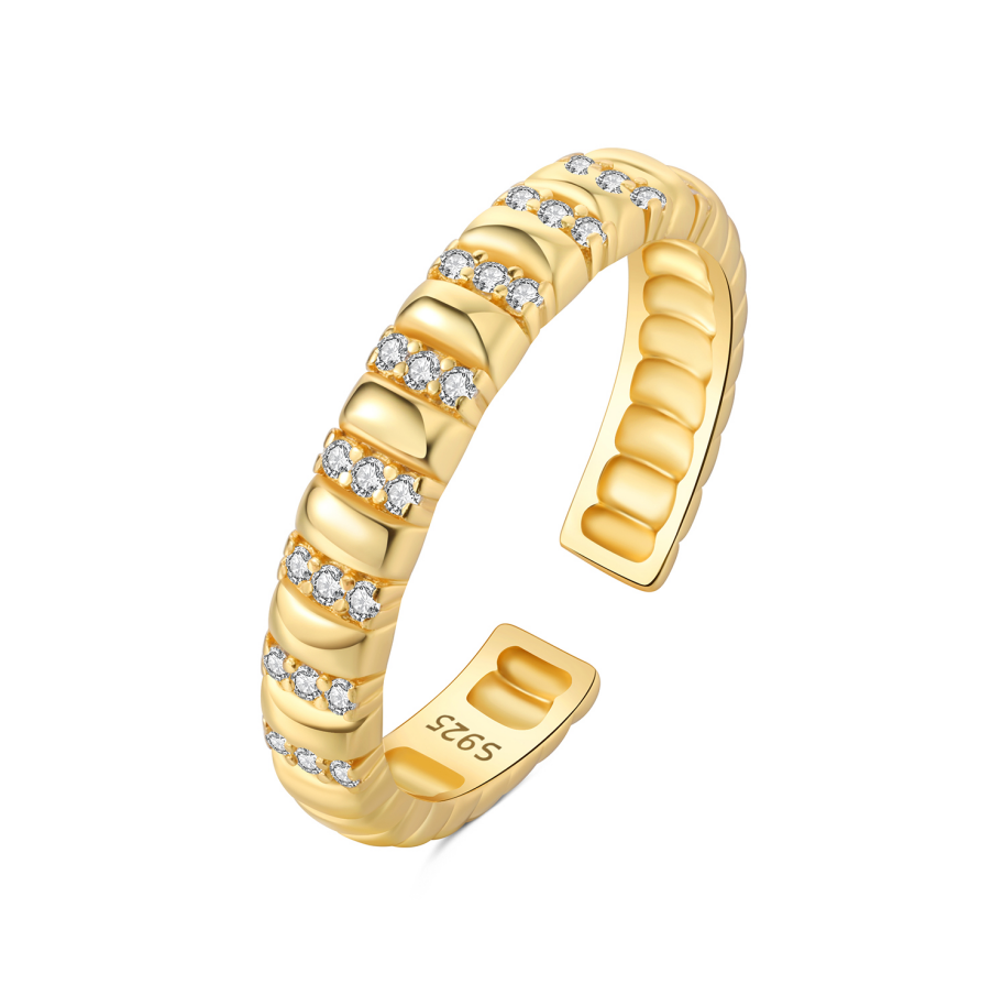 Anillo Dorado Reluciente