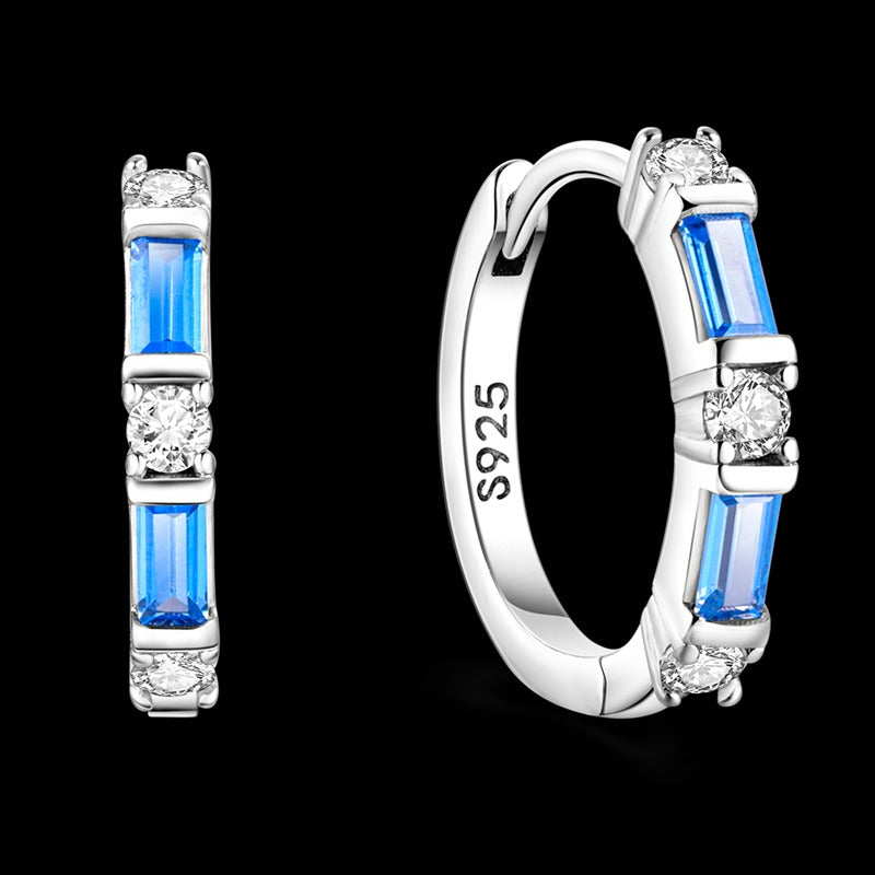 Aretes del Amor Zafiro Azul