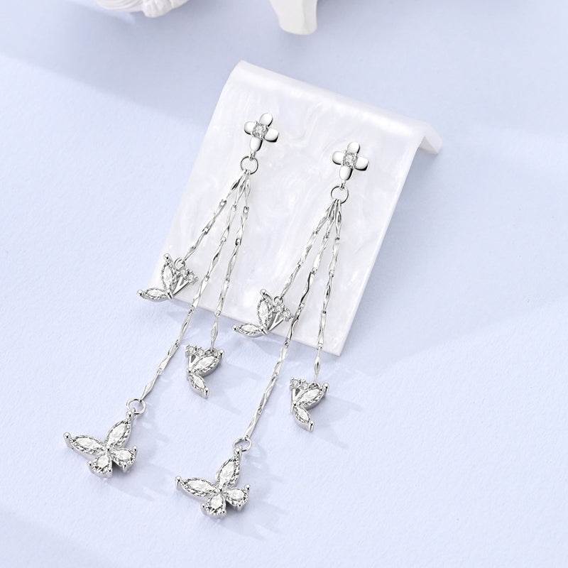 Aretes Colgantes Mariposas