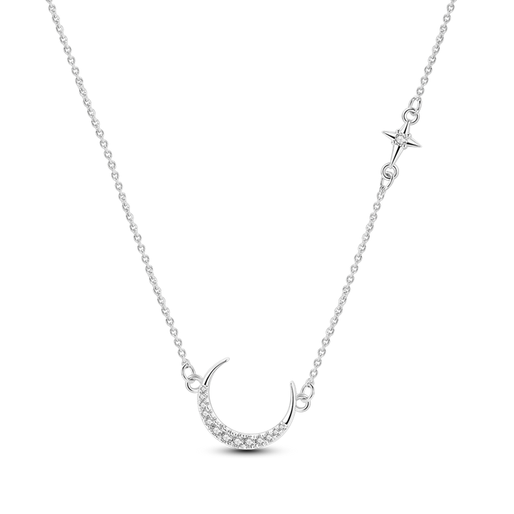 Collar Luna Diamantada