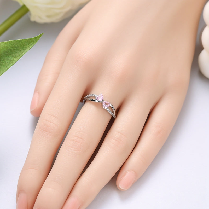 Anillo Duo de Corazones
