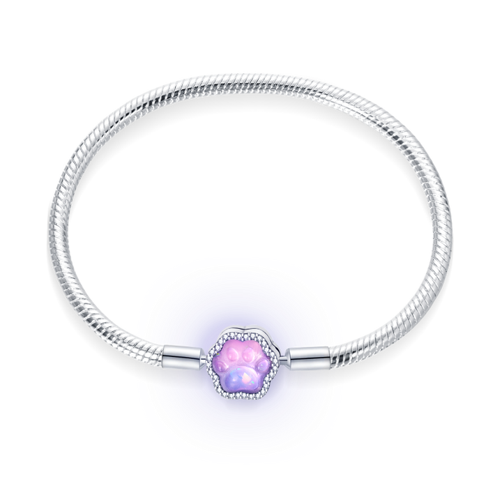 Pulsera Huella de Mascota Fluorescente