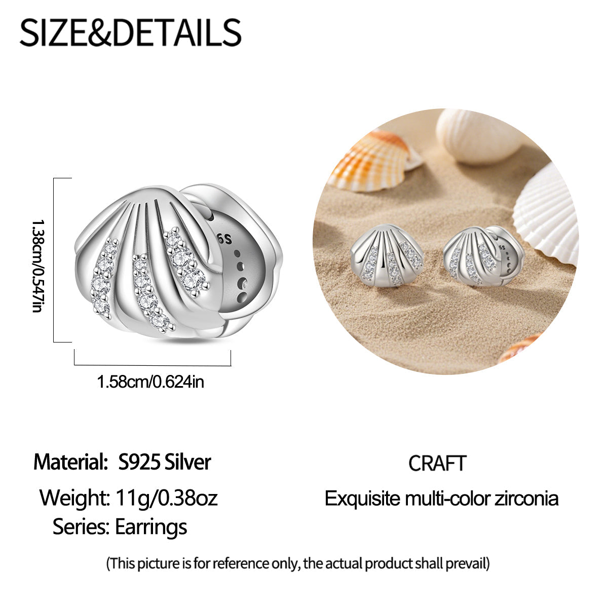 Aretes Conchita Marina