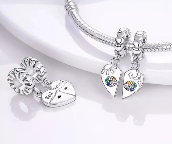 Corazon de Sol & Luna "Mejores Amigas"