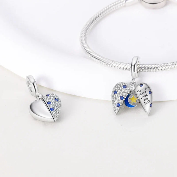 Corazon Luna & Estrella Diamantada
