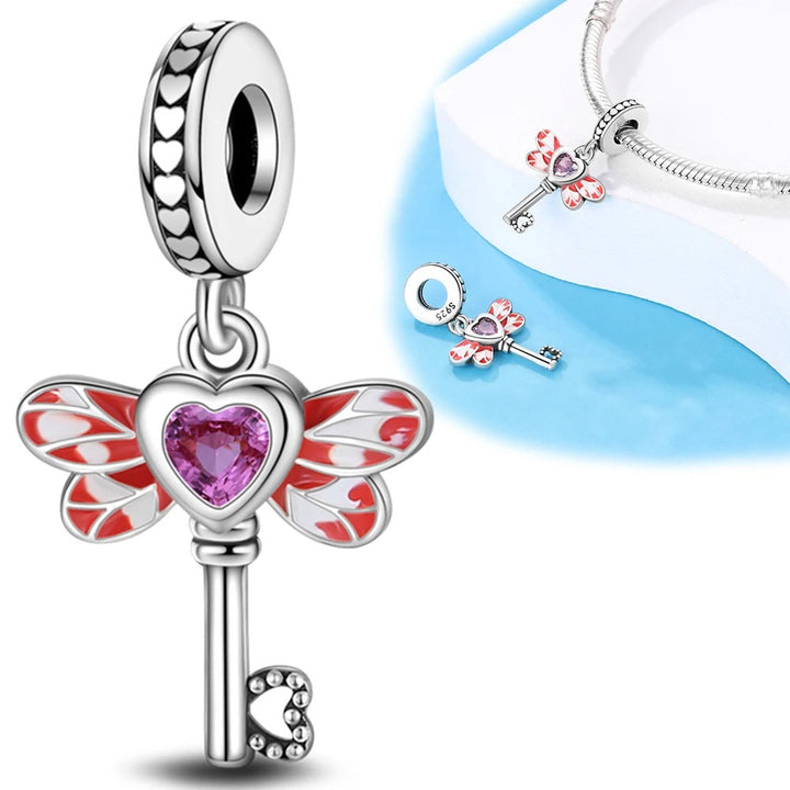 Llave Corazon Rosa