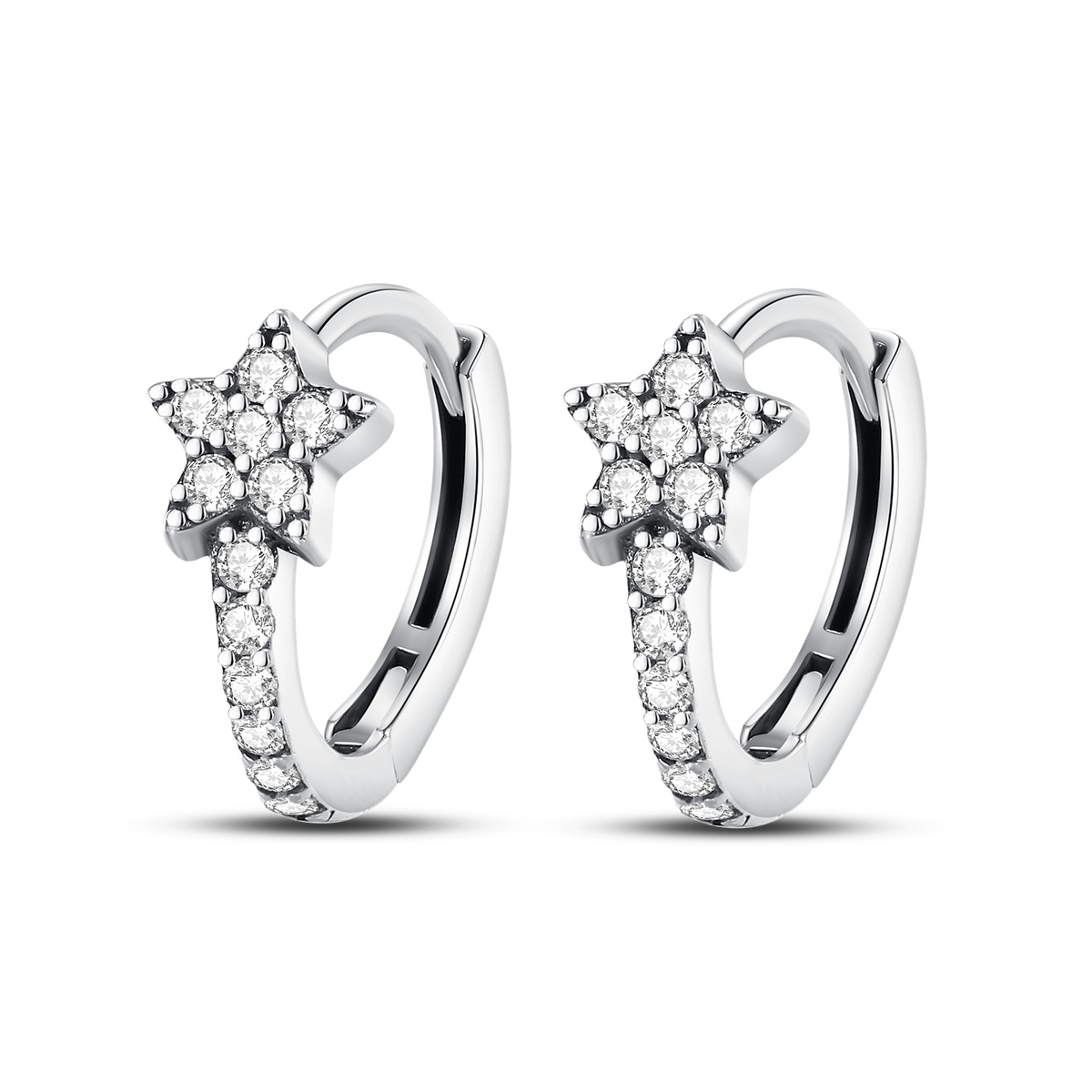 Aretes Estrella Eterna Diamantada