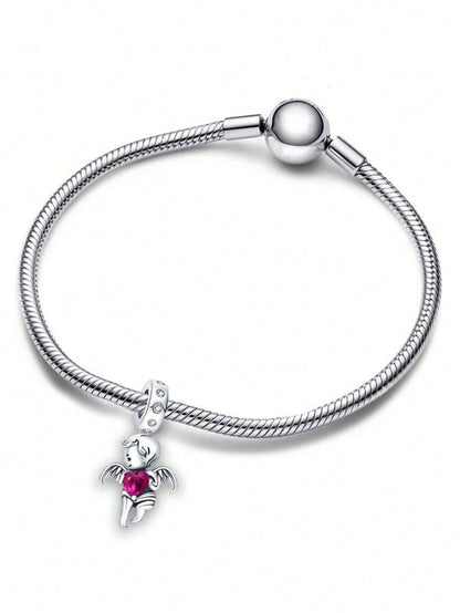Angelito con Corazon Rosa