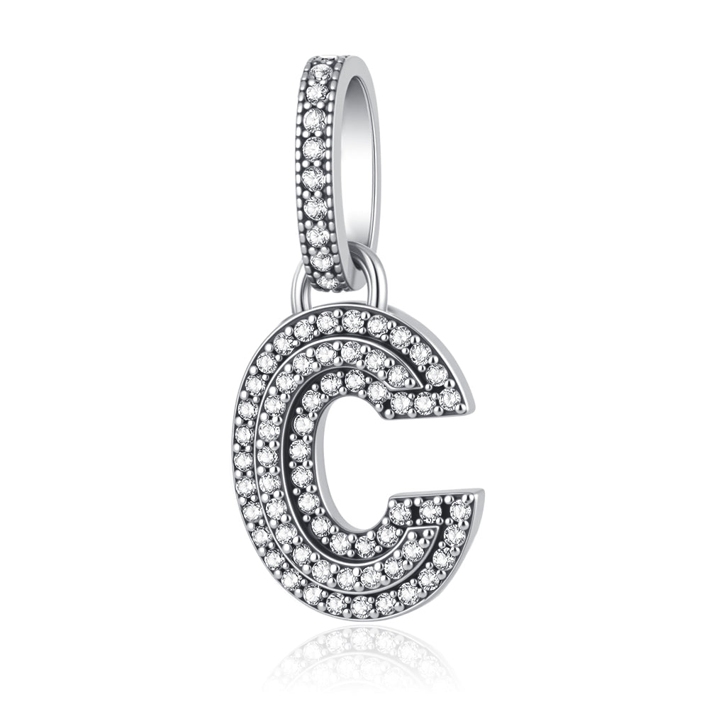 Letras Diamantadas Colgantes