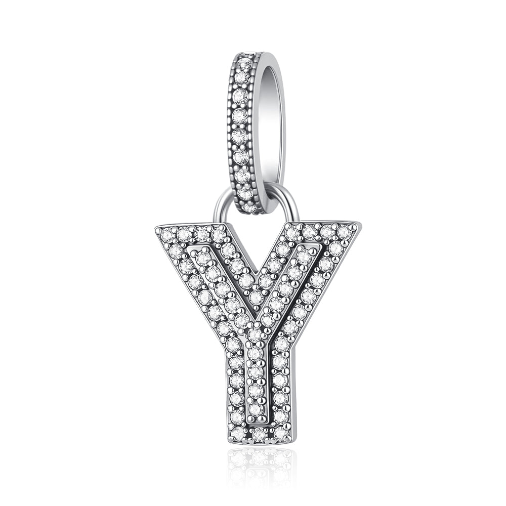 Letras Diamantadas Colgantes