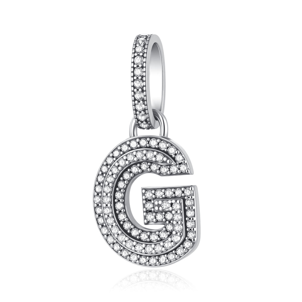 Letras Diamantadas Colgantes