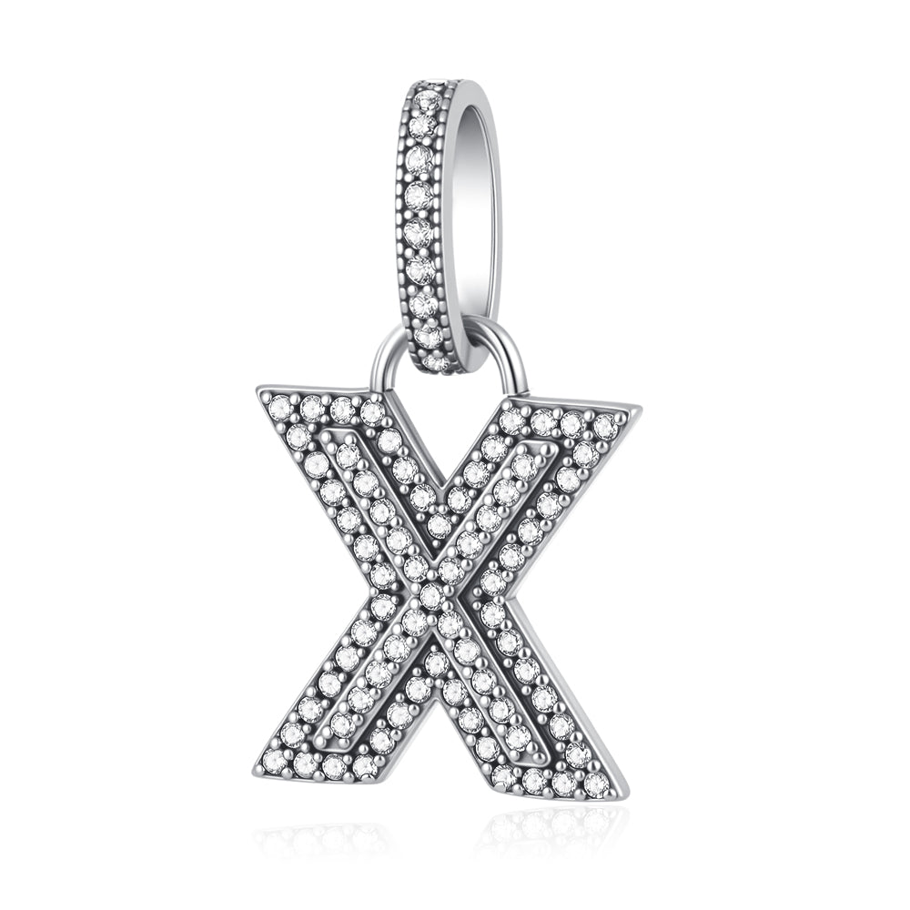Letras Diamantadas Colgantes