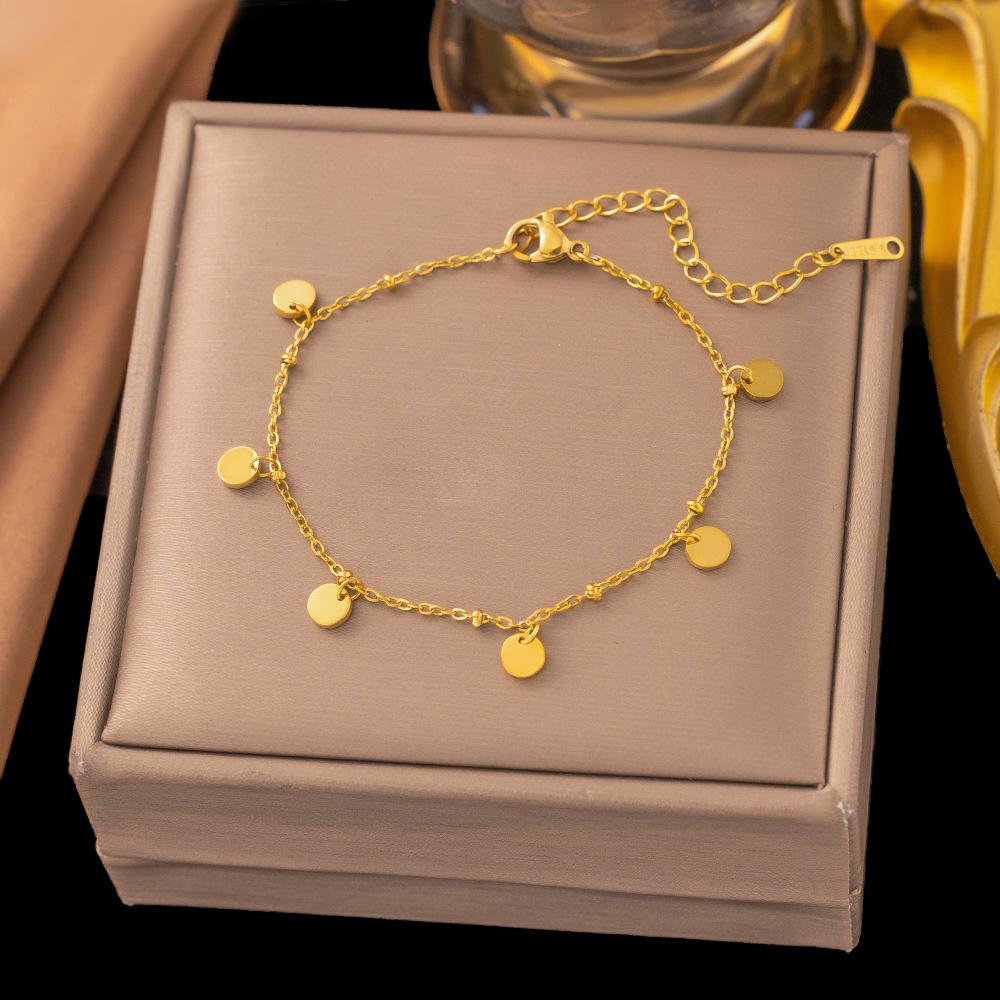 Brazalete Circulos Dorados