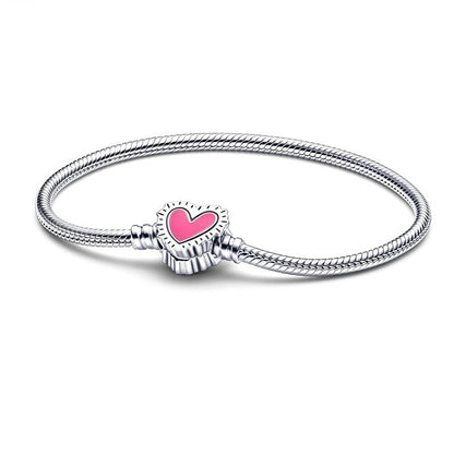 Pulsera Corazon Rosa de keith Haring