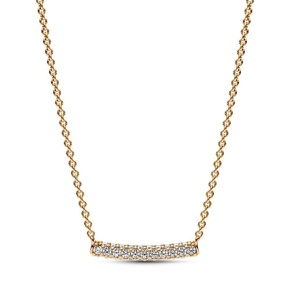 Collar Dorado Diamantado