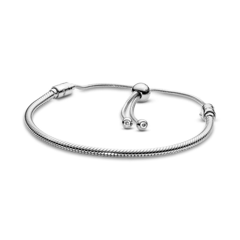 Pulsera Cadena De Serpiente Con Cierre Deslizante