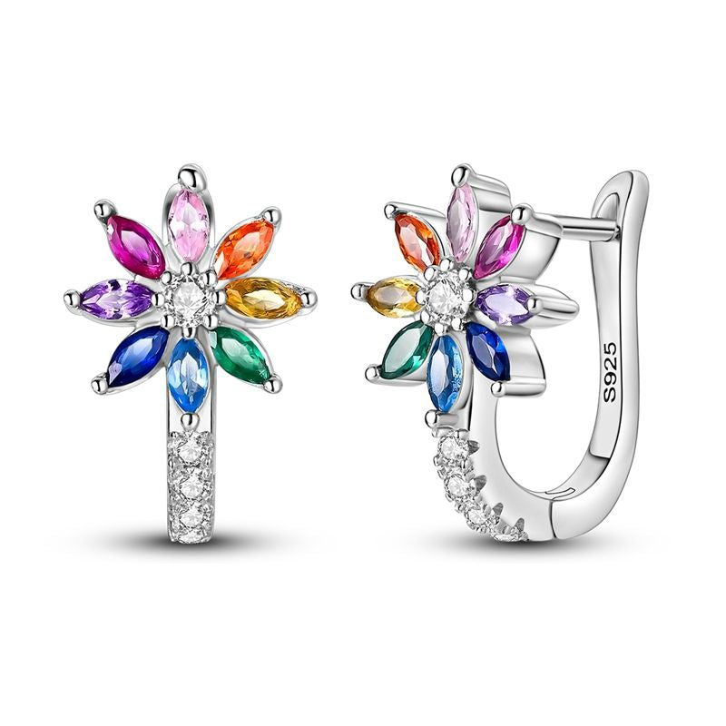 Aretes Flor de Colores