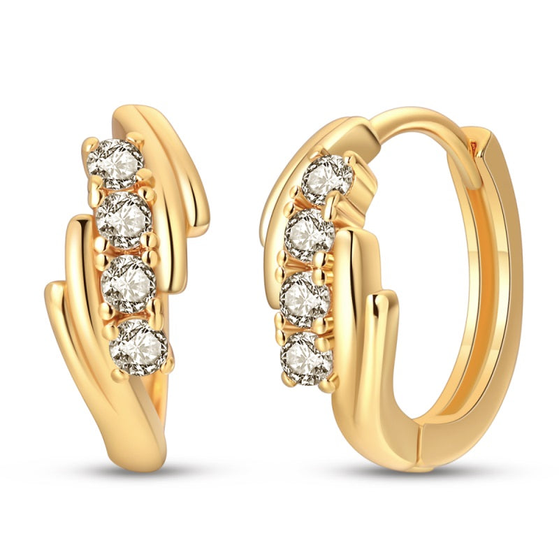 Aretes Queen Real Dorada