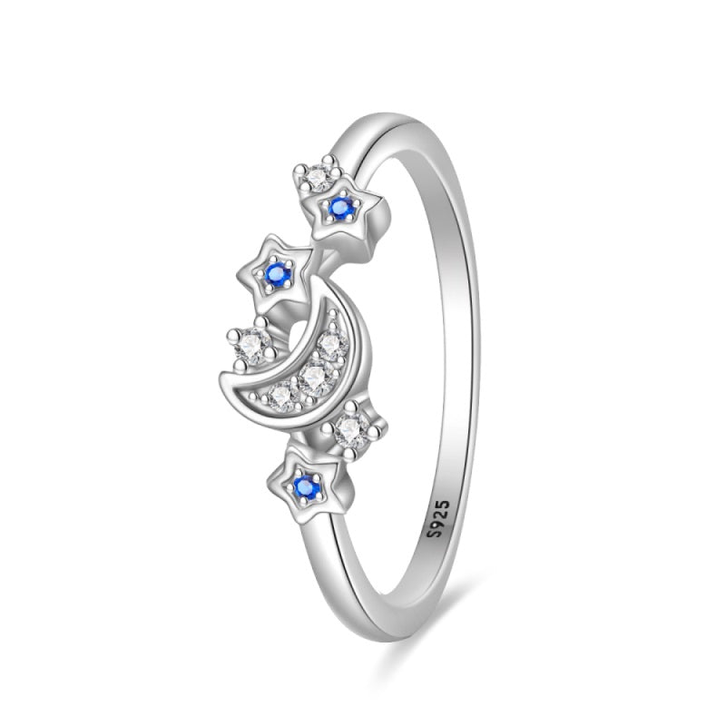 Anillo Luna y Estrellas