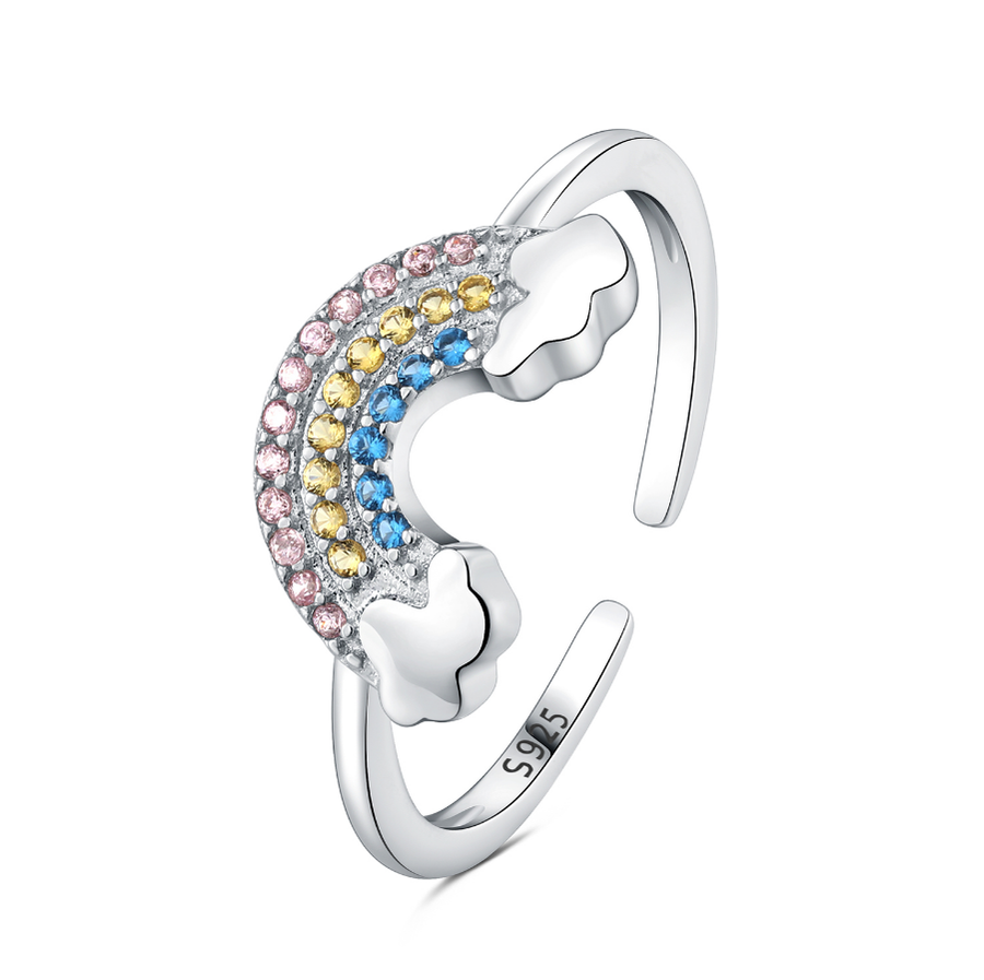 Anillo Arcoíris Brillante