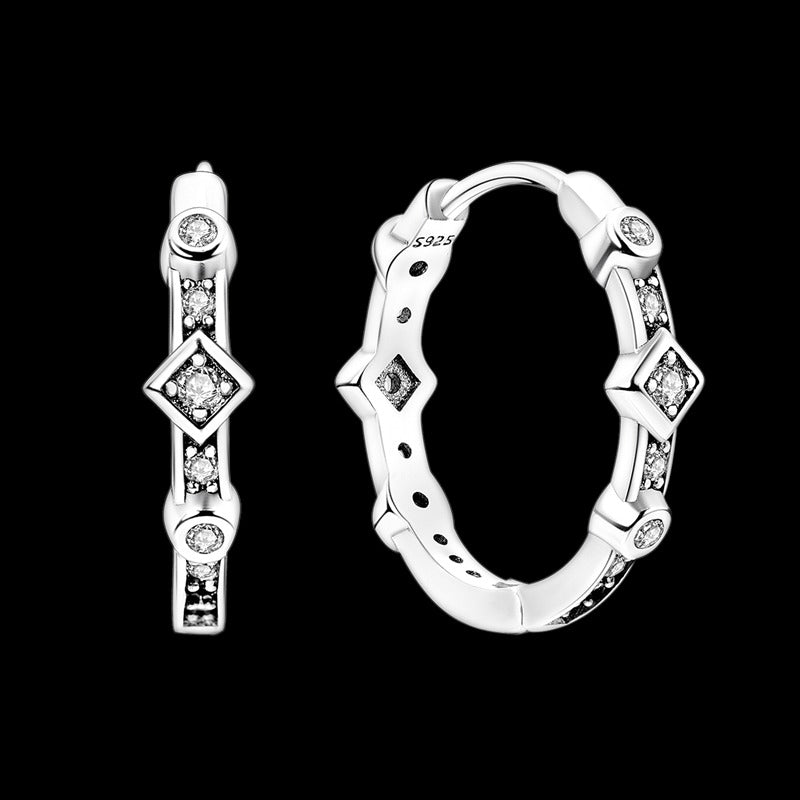 Aretes Cortes de Diamante