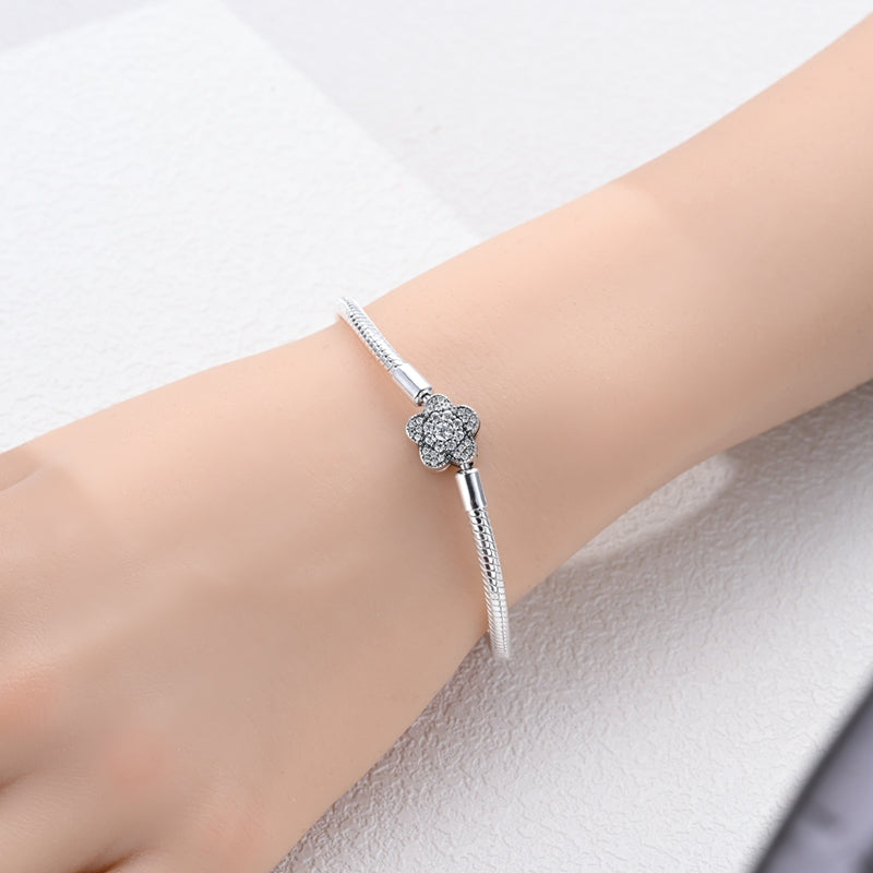 Pulsera Flor Diamantada