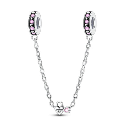 Cadena de Seguridad Corazon & Llave