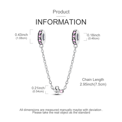 Cadena de Seguridad Corazon & Llave