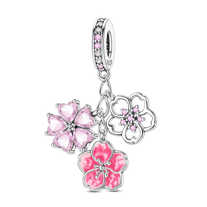 Colgante Flores Rosas