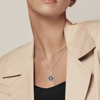 Collar Perla Negra