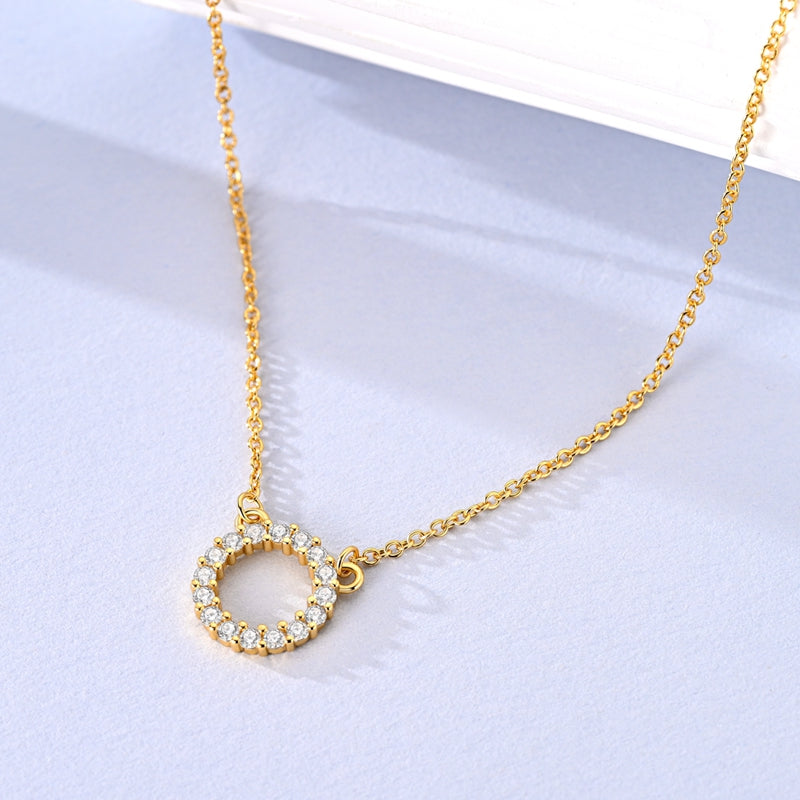 Collar Circular Diamantado