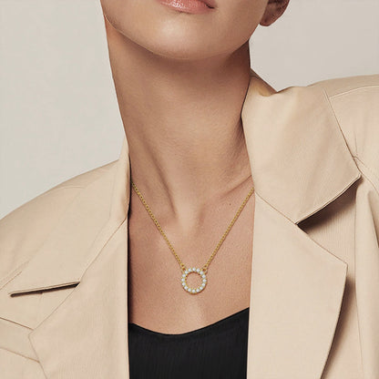 Collar Circular Diamantado