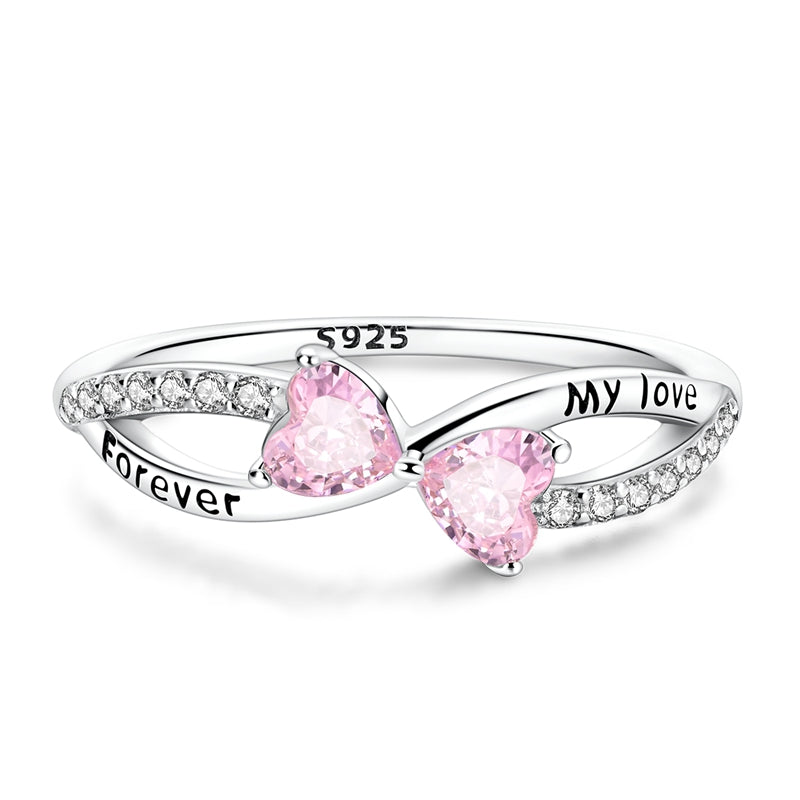 Anillo Duo de Corazones