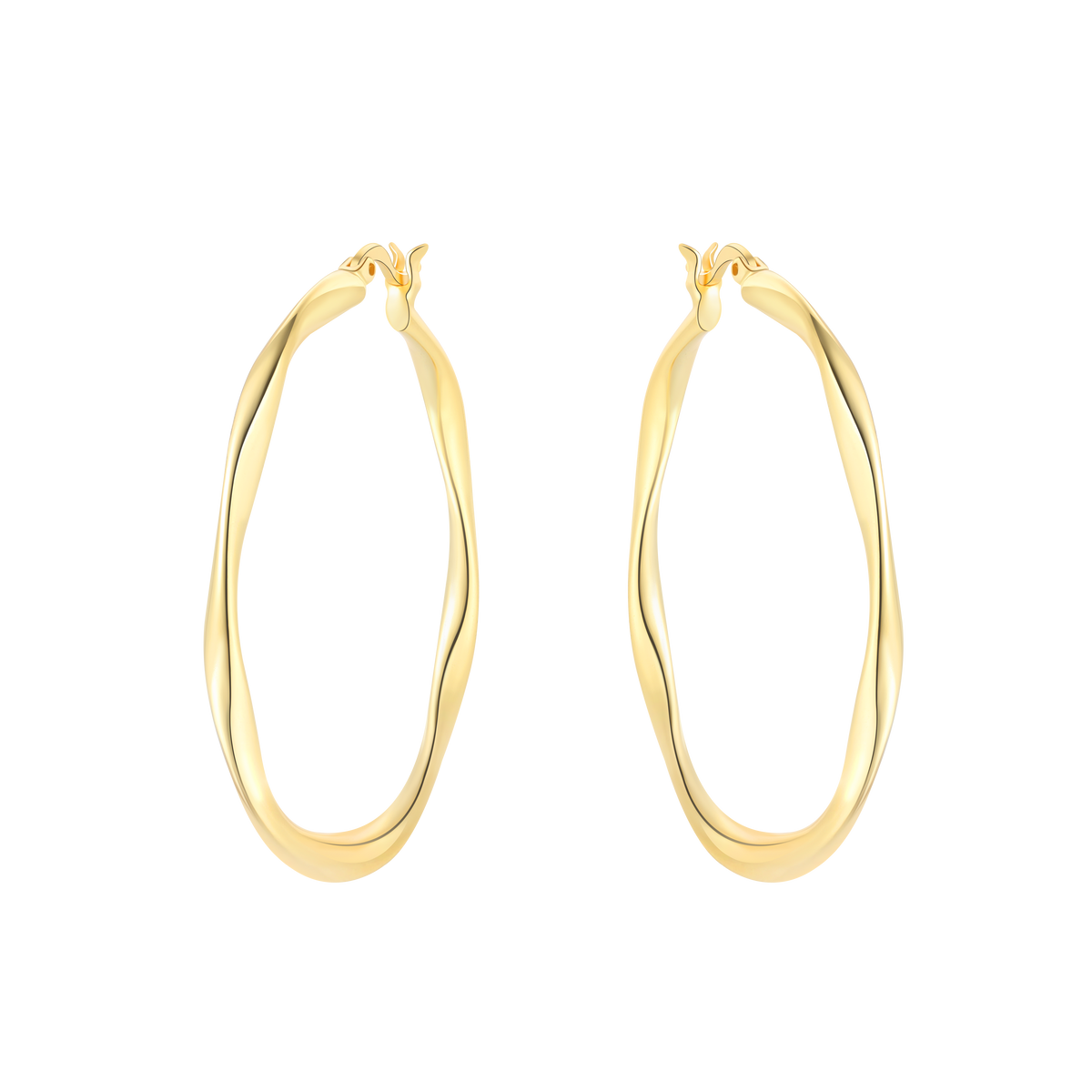 Aretes Aro Irregular
