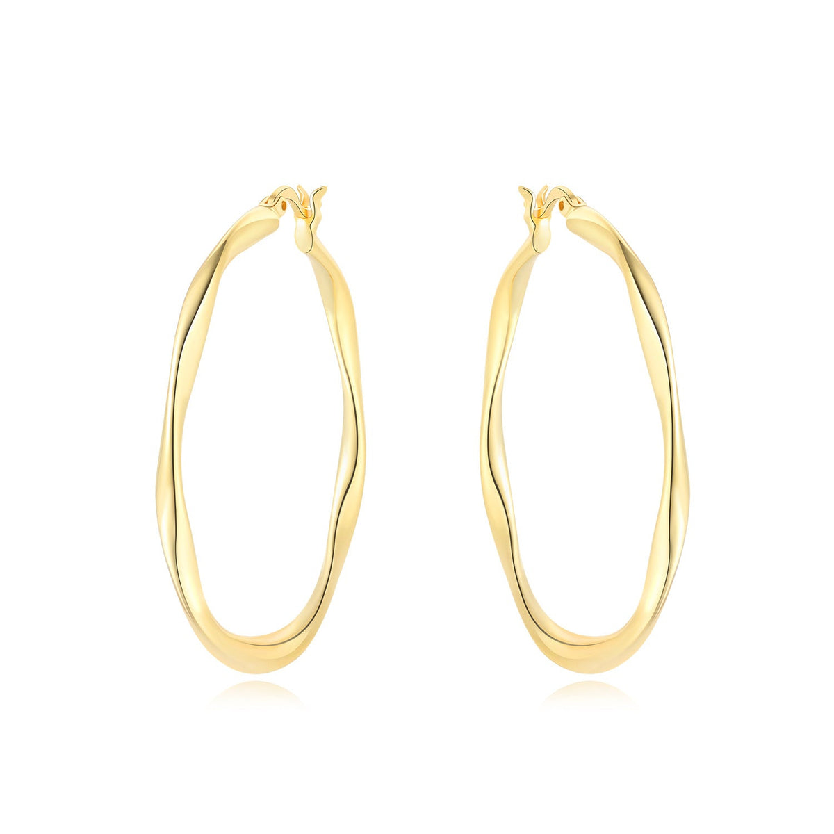 Aretes Aro Irregular