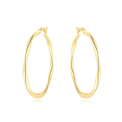 Aretes Aro Irregular