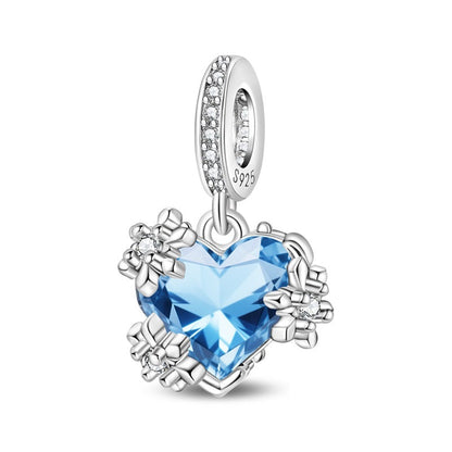 Corazon Azul & Flores