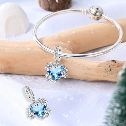 Corazon Azul & Flores