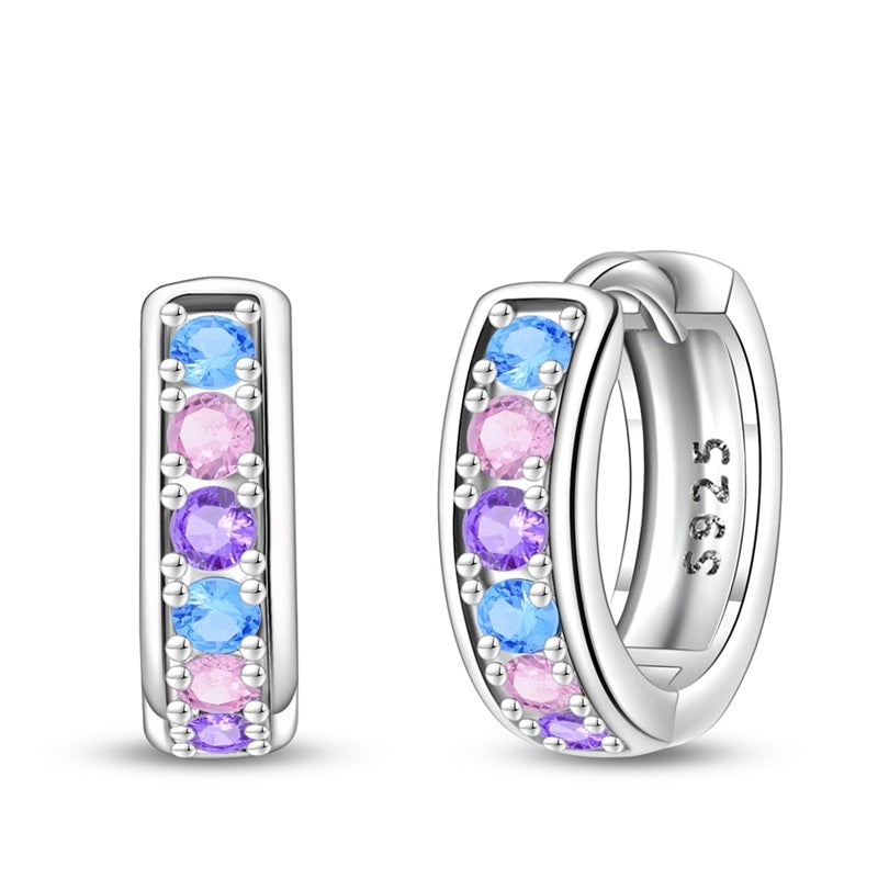Aretes Arcoíris de Cristal