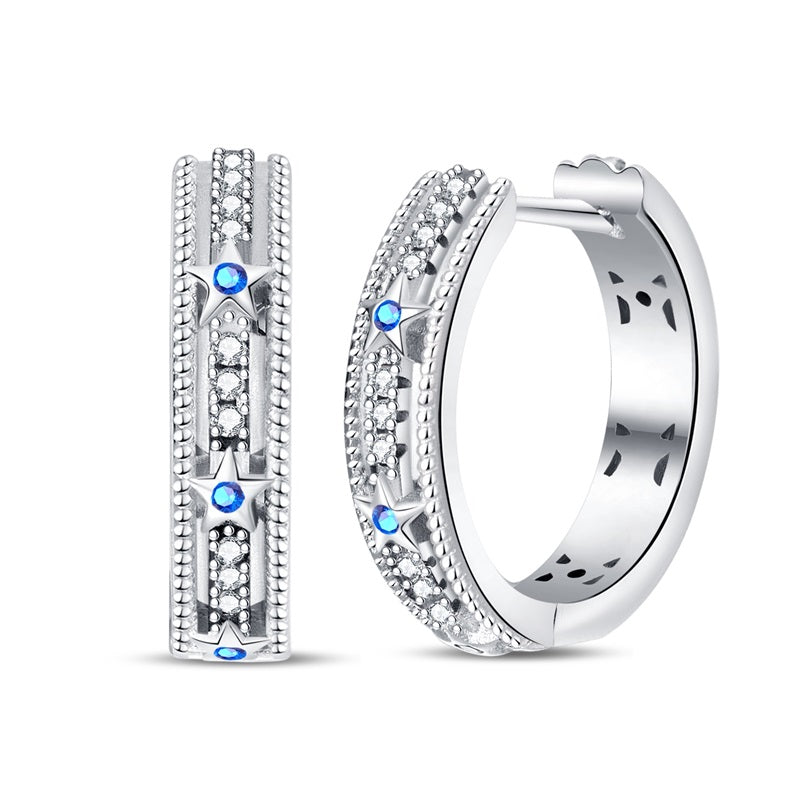 Aretes Aros Estrella Celestial