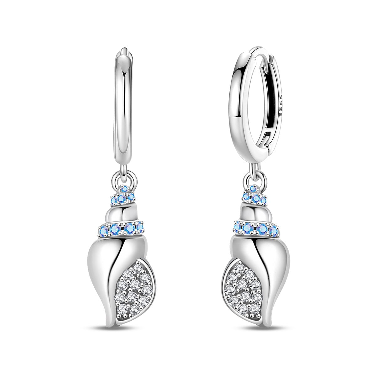 Aretes Caracoles Marinos