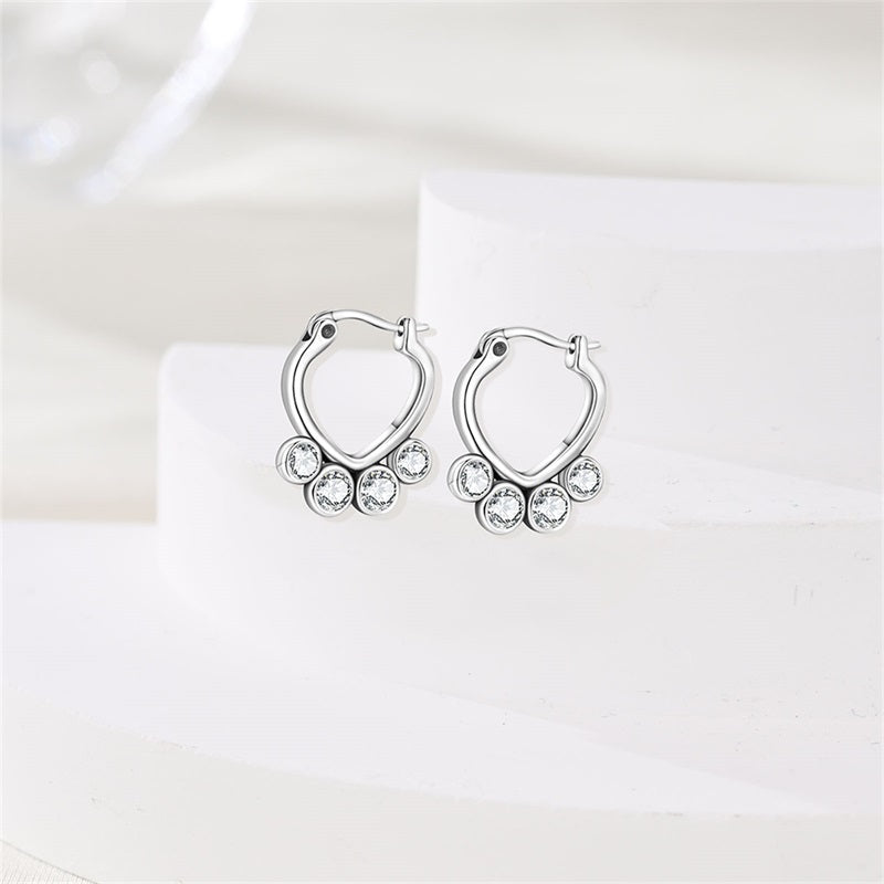 Aretes Huella de Perrito