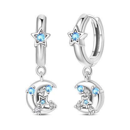 Aretes Luna & Azul