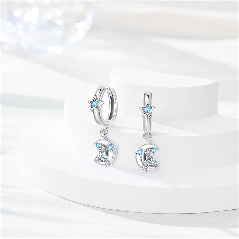 Aretes Luna & Azul