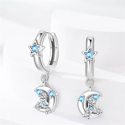 Aretes Luna & Azul