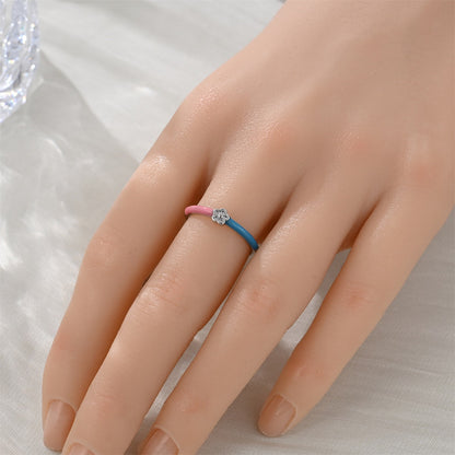 Anillo Azul & Rosa