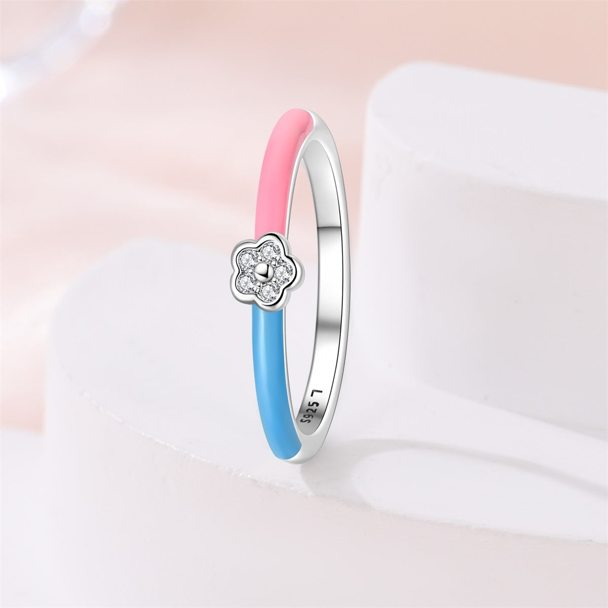 Anillo Azul & Rosa